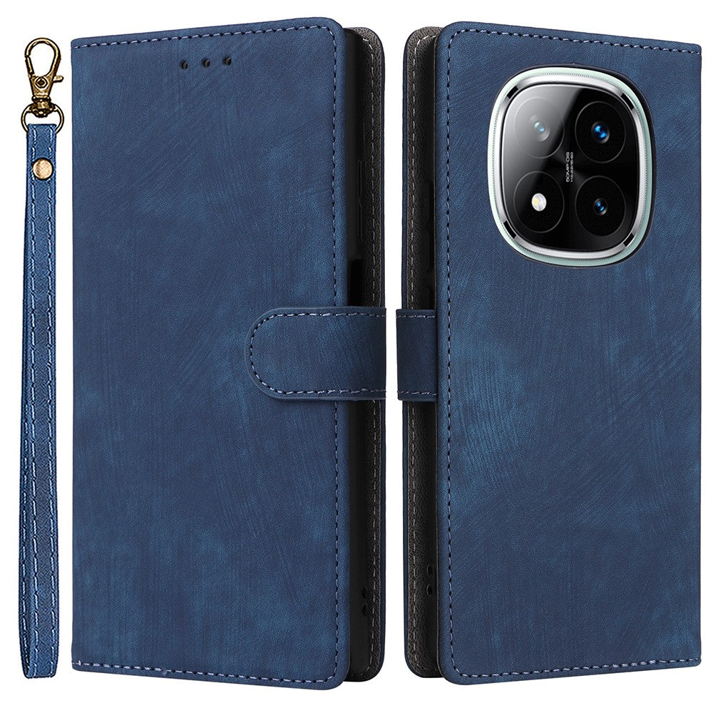 For Xiaomi Note 14 Pro+ 5G / Note 14 Pro 5G / Poco X7 5G Wallet Case RFID Blocking PU Leather Cover Stand View