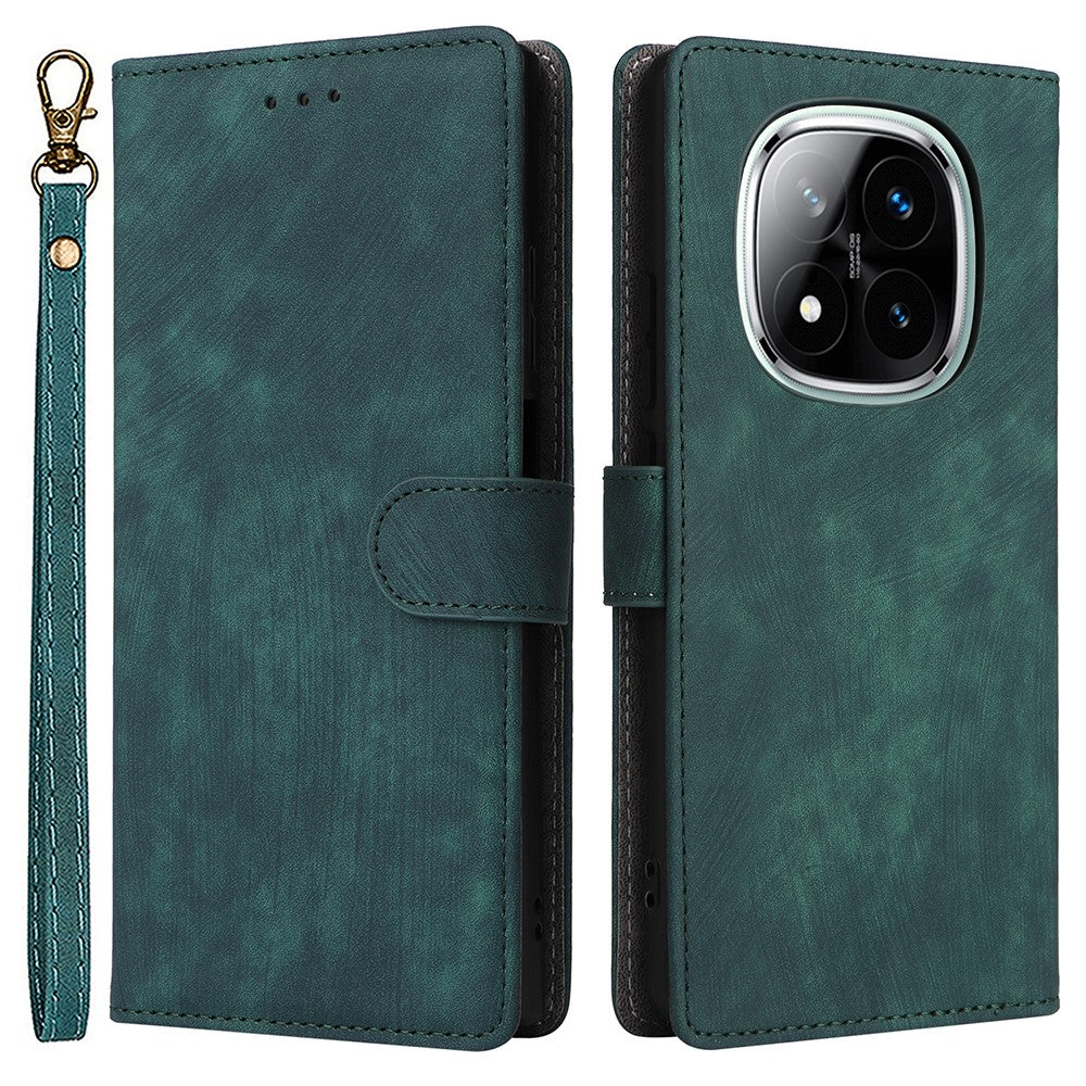 For Xiaomi Note 14 Pro+ 5G / Note 14 Pro 5G / Poco X7 5G Wallet Case RFID Blocking PU Leather Cover Stand View