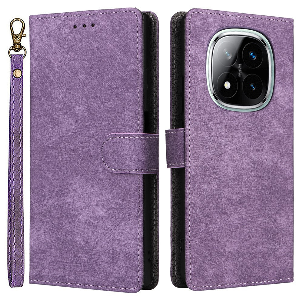 For Xiaomi Note 14 Pro+ 5G / Note 14 Pro 5G / Poco X7 5G Wallet Case RFID Blocking PU Leather Cover Stand View