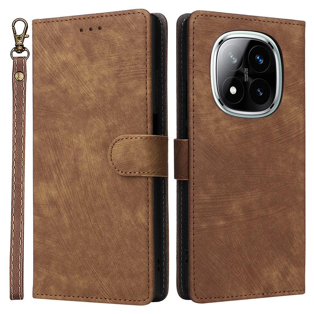 For Xiaomi Note 14 Pro+ 5G / Note 14 Pro 5G / Poco X7 5G Wallet Case RFID Blocking PU Leather Cover Stand View