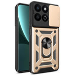 Til Honor X7c 5G / X7c 4G / 200 Smart 5G Cover med Skydelågs-Kamera-Beskyttelse PC+TPU Kickstand Telefoncover