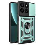 Til Honor X7c 5G / X7c 4G / 200 Smart 5G Cover med Skydelågs-Kamera-Beskyttelse PC+TPU Kickstand Telefoncover