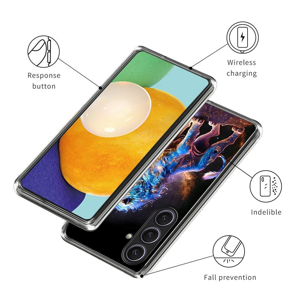 For Samsung Galaxy S25+ Case Pattern Printed Shockproof TPU Phone Cover