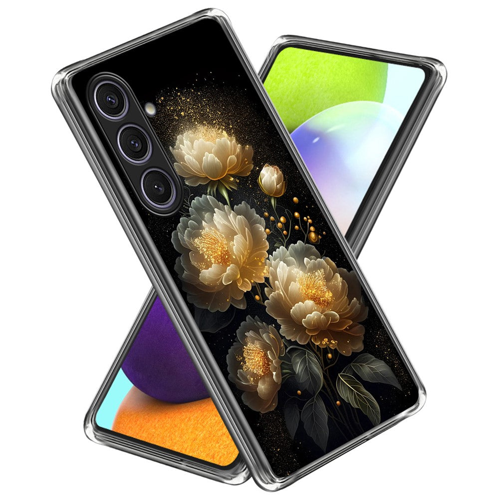 For Samsung Galaxy S25+ Case Pattern Printed Shockproof TPU Phone Cover