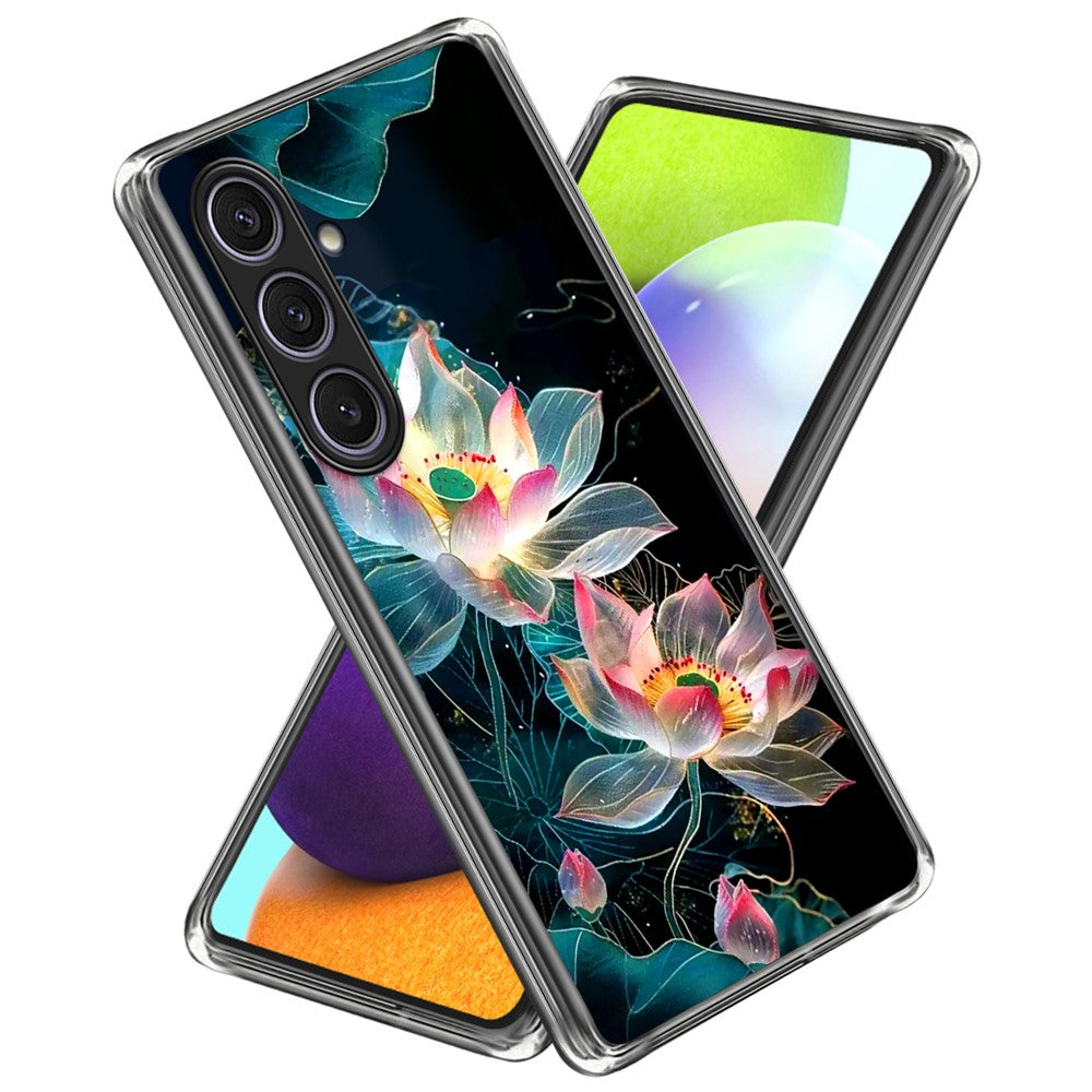 For Samsung Galaxy S25+ Case Pattern Printed Shockproof TPU Phone Cover