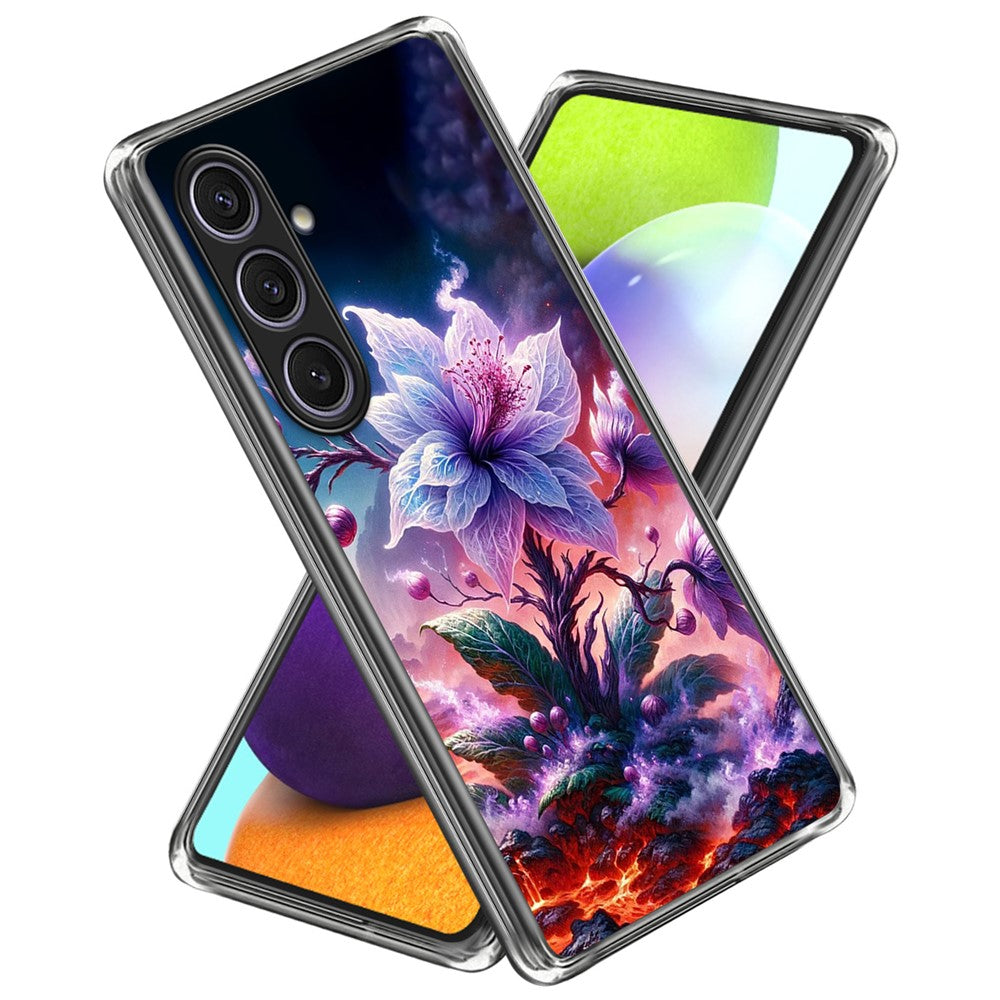 For Samsung Galaxy S25+ Case Pattern Printed Shockproof TPU Phone Cover