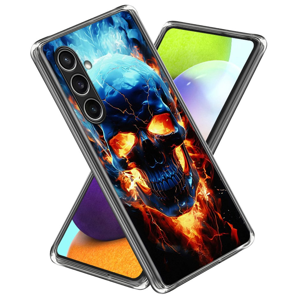 For Samsung Galaxy S24 FE Case Pattern Printed Shockproof TPU Phone Cover