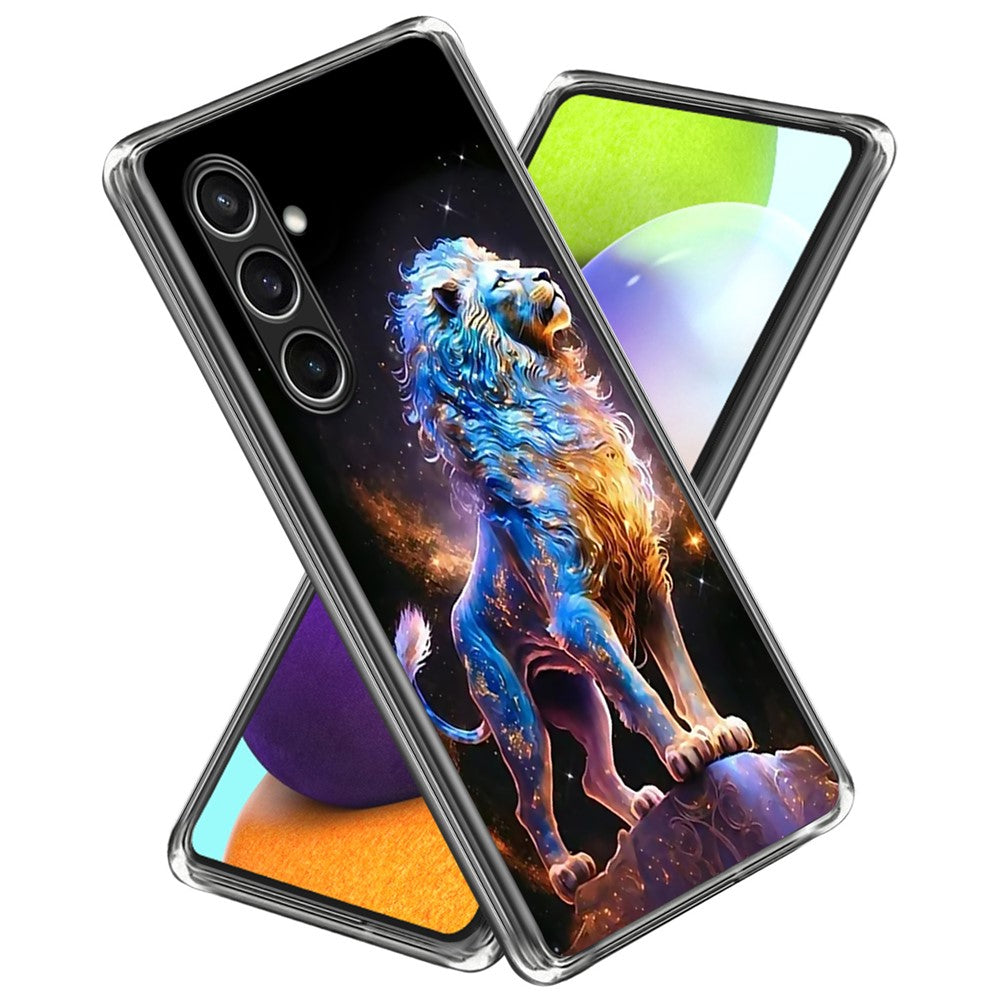 For Samsung Galaxy S24 FE Case Pattern Printed Shockproof TPU Phone Cover