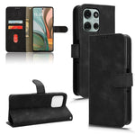 For Motorola Moto G75 5G Leather Case Skin-Feel Anti-Drop Wallet Flip Phone Cover