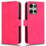 For Motorola Moto G75 5G Leather Case Skin-Feel Anti-Drop Wallet Flip Phone Cover