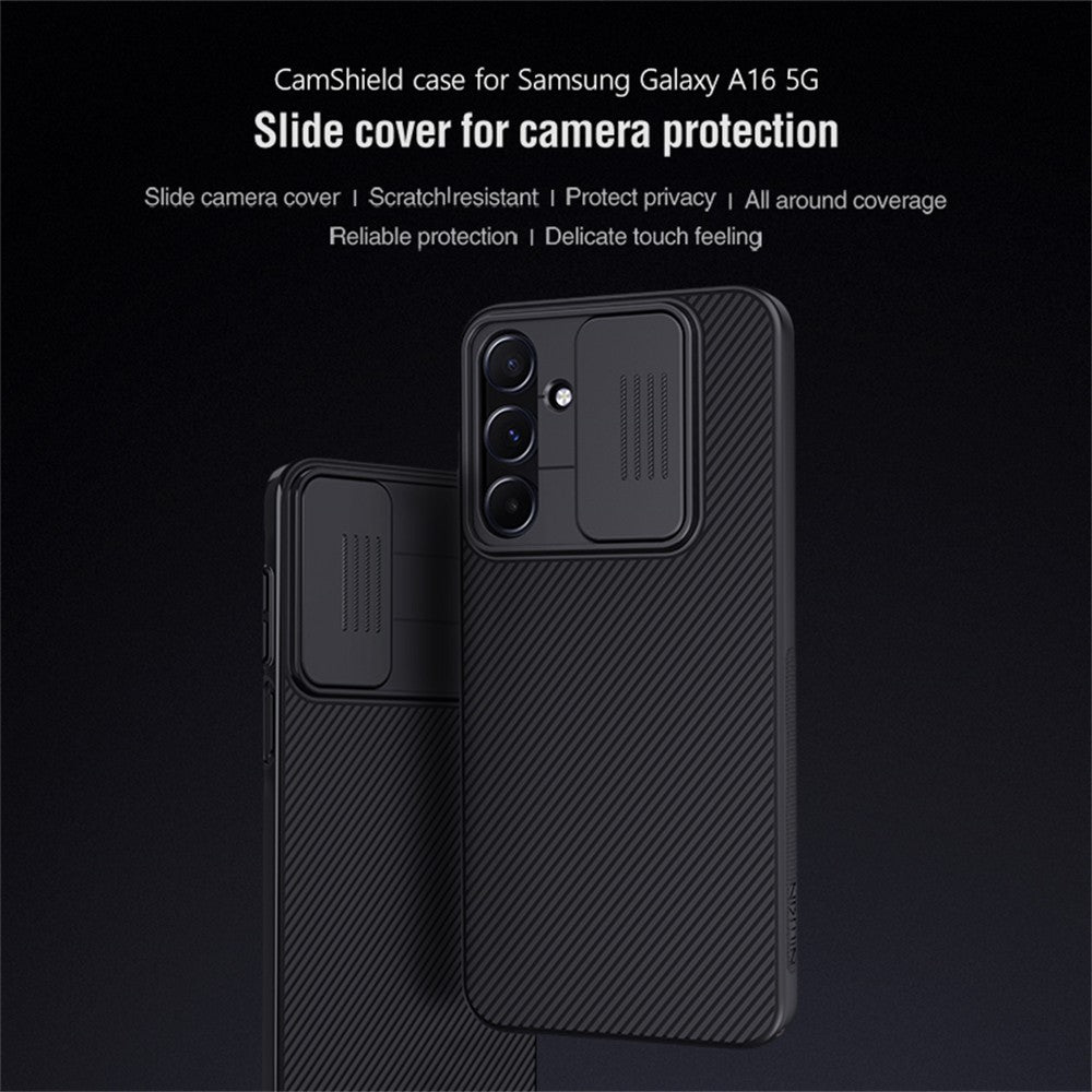 NILLKIN Camshield til Samsung Galaxy A16 5G etui hårdt PC-telefoncover med skydelåg til kamera