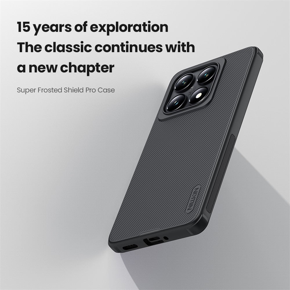 NILLKIN Frosted Shield Pro For Xiaomi 14T Pro Case Matte PC+TPU Phone Cover