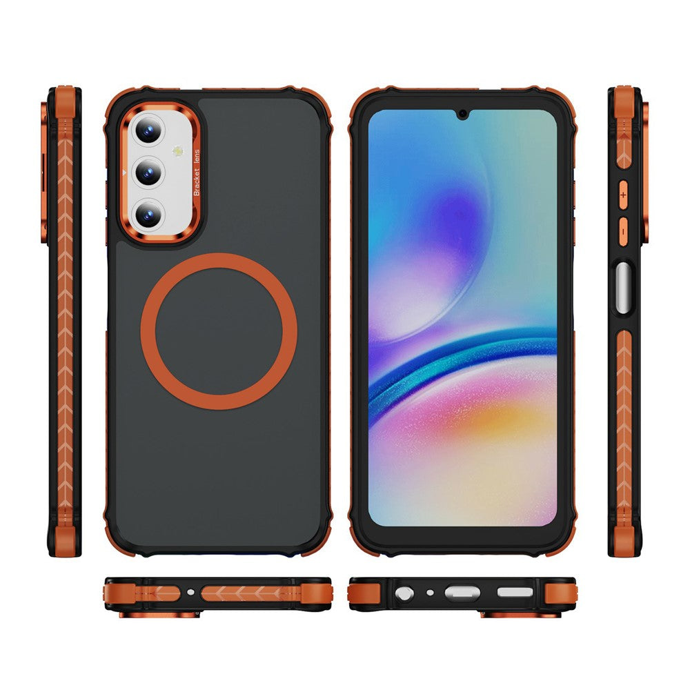Samsung Galaxy A25 5G (Global) (161mm) skal med linsstativ matt bakstycke magnetiskt skal