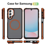 Samsung Galaxy A16 5G-skal med linsstativ Matt bakstycke Magnetiskt skal