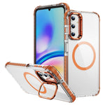 For Samsung Galaxy S24 FE Clear Phone Case with Lens Kickstand Cover Magnetic Case