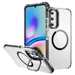 For Samsung Galaxy S24 FE Clear Phone Case with Lens Kickstand Cover Magnetic Case