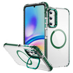 For Samsung Galaxy S24 FE Clear Phone Case with Lens Kickstand Cover Magnetic Case