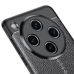 For Oppo Find X8 Pro 5G Case Litchi Texture TPU Flexible Phone Cover, Black