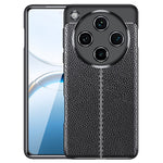 For Oppo Find X8 5G Case Litchi Texture TPU Flexible Phone Cover, Black