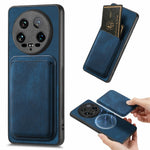 For Xiaomi 14 Ultra Case Leather+TPU Retro Phone Cover with Detachable Card Slot