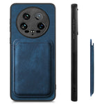 For Xiaomi 14 Ultra Case Leather+TPU Retro Phone Cover with Detachable Card Slot