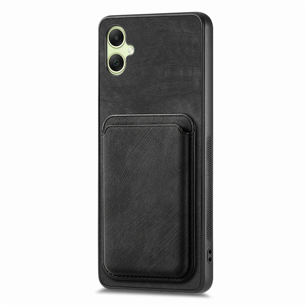 Samsung Galaxy A06 4G-skal i läder + TPU Retro-mobilskal med avtagbar kortplats