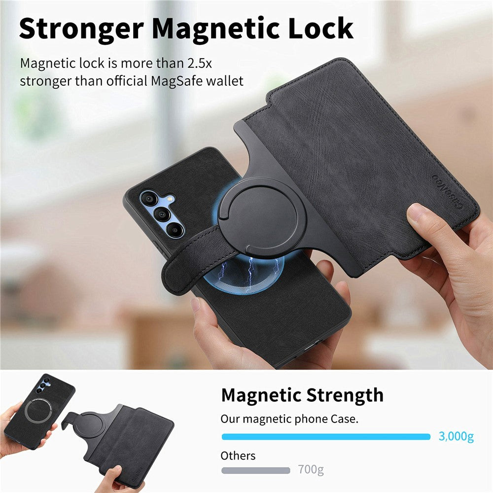 CASENEO MW-03 For Xiaomi 14T Case Detachable Wallet Leather+TPU Phone Cover