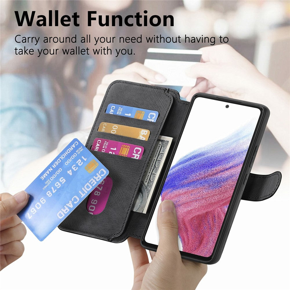 CASENEO MW-03 For Xiaomi 14T Case Detachable Wallet Leather+TPU Phone Cover
