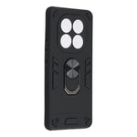 For Xiaomi Redmi Note 14 Pro 5G / Poco X7 5G Case PC+TPU Drop Defend Phone Cover with Ring Kickstand