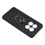 For Xiaomi Redmi Note 14 Pro 5G / Poco X7 5G Case PC+TPU Drop Defend Phone Cover with Ring Kickstand