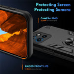 Motorola Edge 60 Neo 5G / Edge 50 Neo 5G / Moto S50 5G / ThinkPhone 25 5G-cover i PC+TPU, faldsikkert mobilcover med ringstøtte