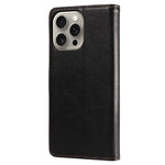 For iPhone 13 Pro Max Leather Case Litchi Texture RFID Blocking Wallet Stand Phone Cover