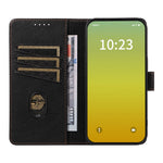 For iPhone 13 Pro Max Leather Case Litchi Texture RFID Blocking Wallet Stand Phone Cover