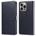 For iPhone 13 Pro Max Leather Case Litchi Texture RFID Blocking Wallet Stand Phone Cover