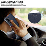 For Samsung Galaxy S23+ Leather Case Litchi Texture RFID Blocking Wallet Stand Phone Cover