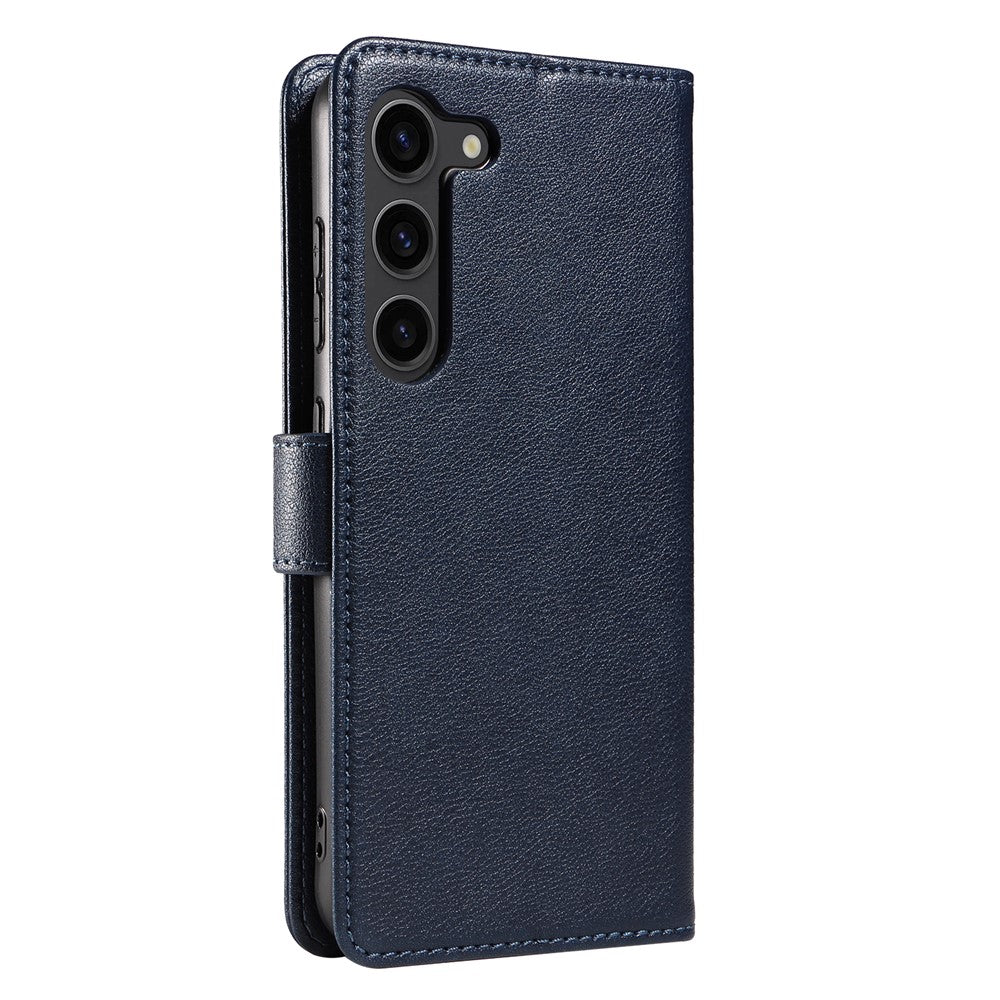 For Samsung Galaxy S23+ Leather Case Litchi Texture RFID Blocking Wallet Stand Phone Cover