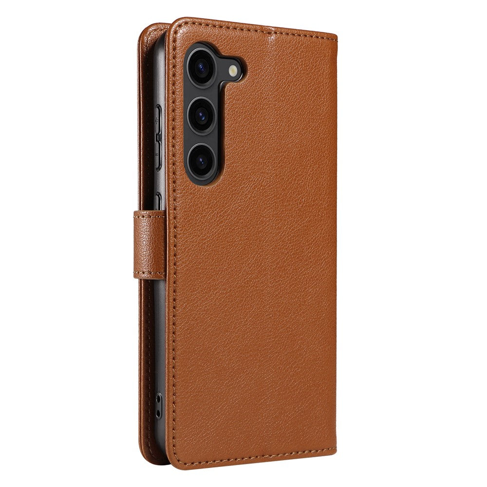 Til Samsung Galaxy A54 5G Lædercover Litchi Tekstur RFID-blokerende Pung Stativ Telefoncover