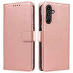 Til Samsung Galaxy A54 5G Lædercover Litchi Tekstur RFID-blokerende Pung Stativ Telefoncover