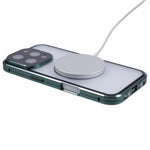 For iPhone 16 Pro Max Case Double Sides Tempered Glass Phone Cover Compatible with MagSafe Full Protector