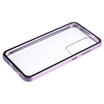 For Samsung Galaxy S25+ Full Body Case Magnetic Tempered Glass Double-Sided Phone Case