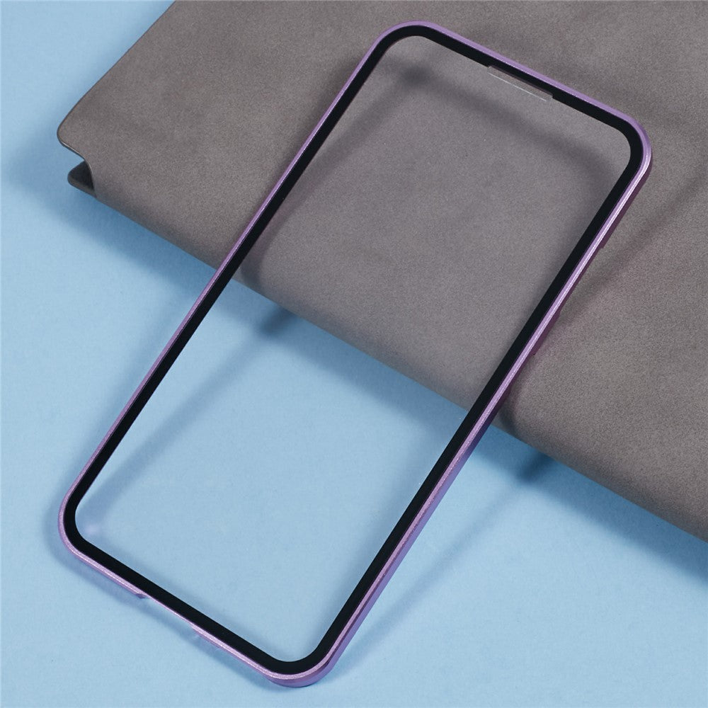 For Samsung Galaxy S25+ Full Body Case Magnetic Tempered Glass Double-Sided Phone Case