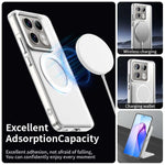 Candy Series för Xiaomi 14T Pro magnetiskt skal PC+TPU+PET fallskyddande mobilskal
