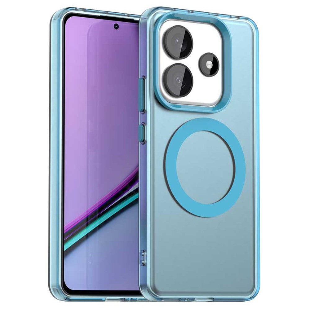 Candy Series For Xiaomi Redmi Note 14 5G Magnetic Case PC+TPU+PET Anti-Drop Phone Cover
