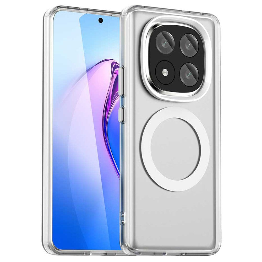 Candy Series For Xiaomi Redmi Note 14 Pro+ 5G Magnetic Case PC+TPU+PET Anti-Drop Phone Cover