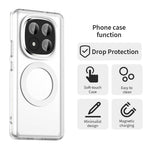Candy Series For Xiaomi Redmi Note 14 Pro+ 5G Magnetic Case PC+TPU+PET Anti-Drop Phone Cover