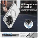 Candy Series For Xiaomi Redmi Note 14 Pro+ 5G Magnetic Case PC+TPU+PET Anti-Drop Phone Cover