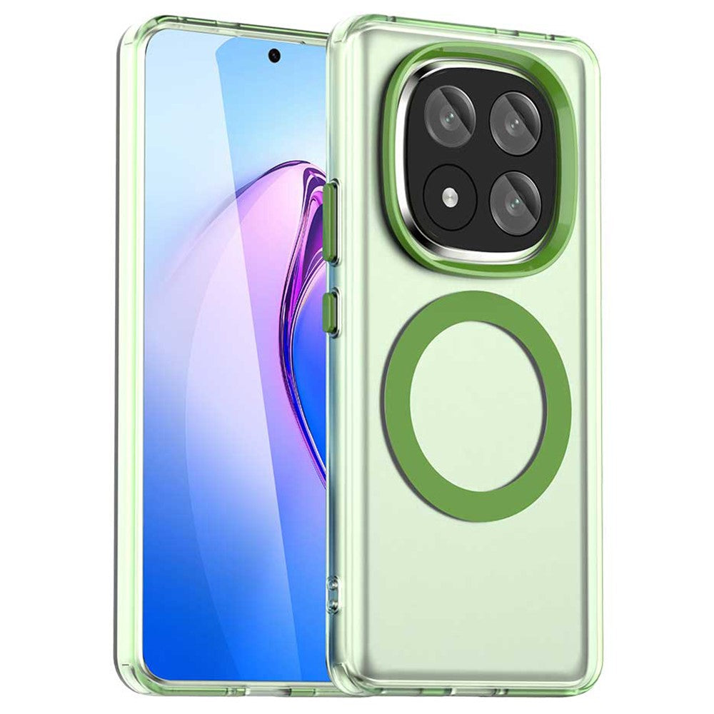 Candy Series For Xiaomi Redmi Note 14 Pro+ 5G Magnetic Case PC+TPU+PET Anti-Drop Phone Cover