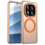 For Xiaomi Redmi Note 14 Pro 5G / Poco X7 5G Magnetic Case PC+TPU+PET Anti-Drop Phone Cover