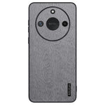 For Honor X60 5G Case Wood Texture PU Leather Coated PC+TPU Phone Cover