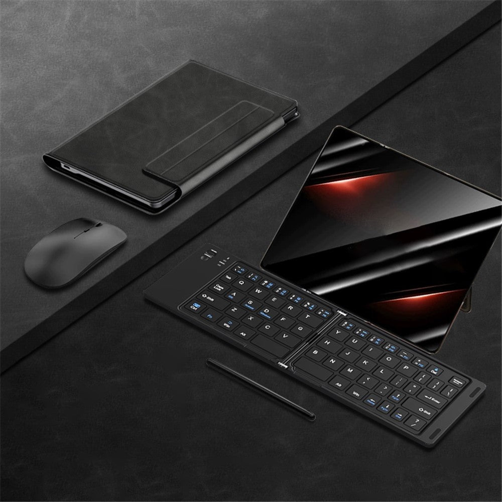 For Huawei Mate XT Ultimate Bluetooth-compatible Keyboard + Mouse + Leather Case + Stylus Phone Accessories Kit